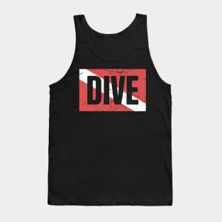 Scuba Dive Flag Tank Top